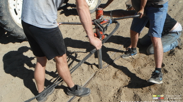 photo du travail en cours