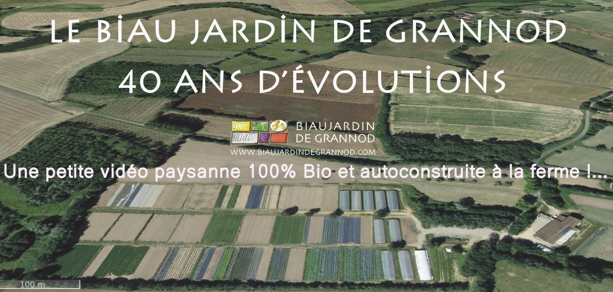 couverture de notre vidéo de 25 minutes sur notre pratique de l'agriculture biologique