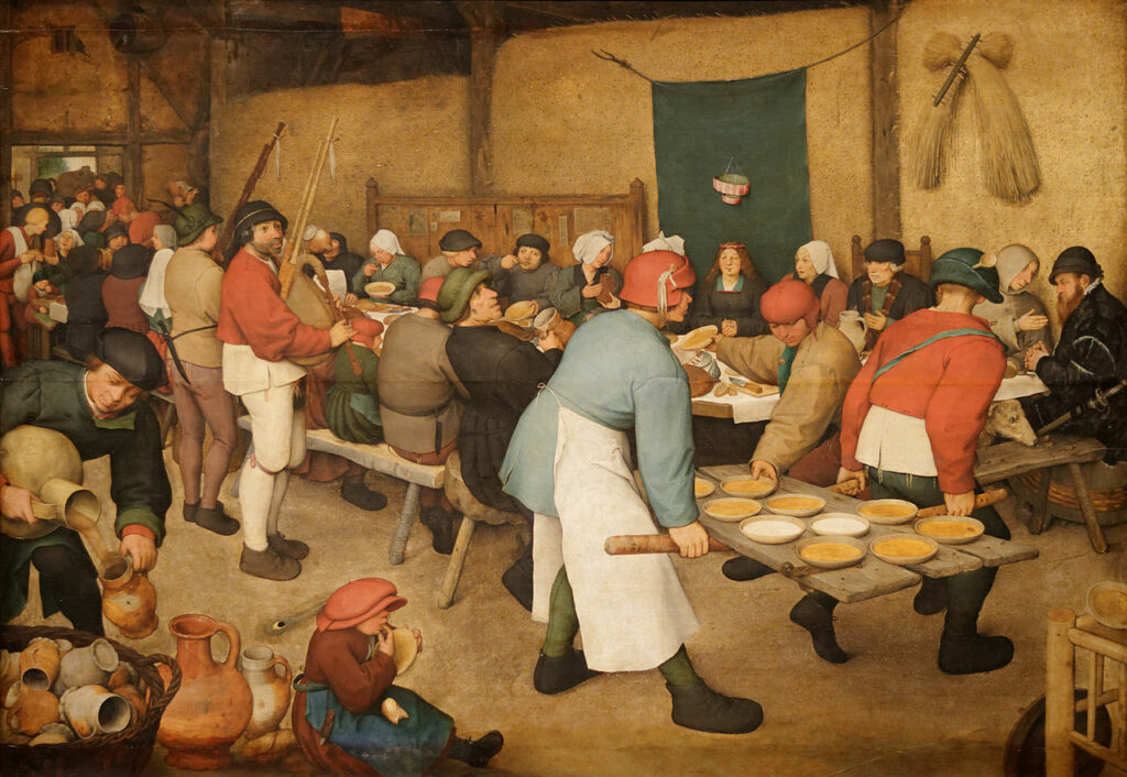 Brueghel l'ancien, noces paysannes