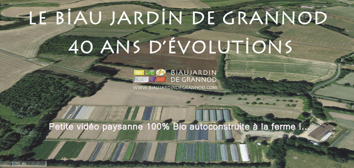 image de la vidéo paysanne 100 % bio auto construite à la ferme biau jardin 40 ans d’évolution