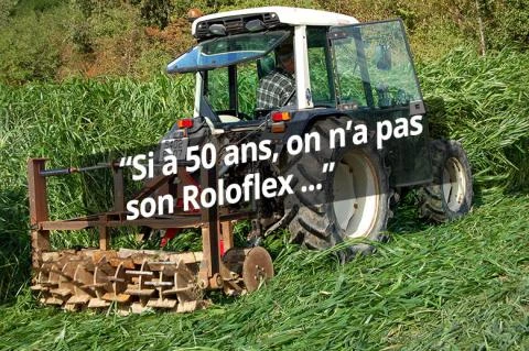photo de promotion du roloflex par l'Atelier Paysan si à 50 ans on n'a pas son roloflex...