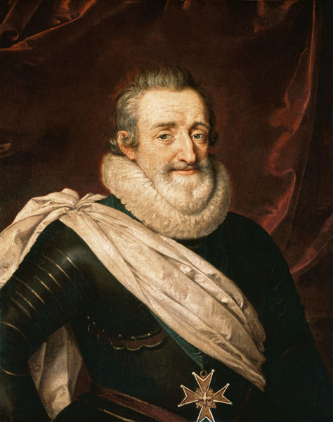 Portrait en buste par Frans Pourbus le Jeune, huile sur toile, Versailles XVIIe siècle. wikipedia
