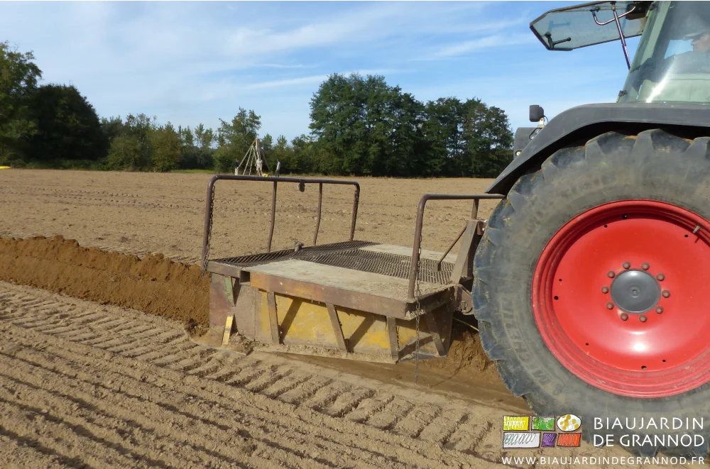 photo de l'outil re bouchage de la tranchée