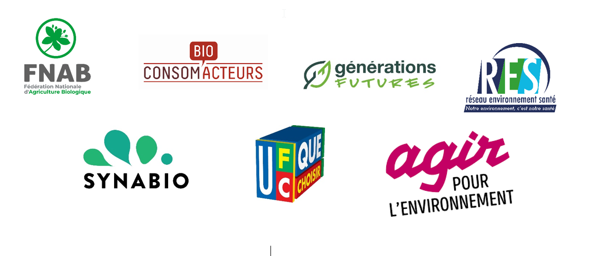 logos des associations portant le recours au conseil d'état