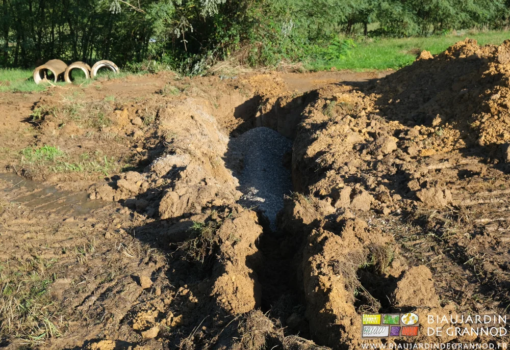 photo du raccordement au collecteur