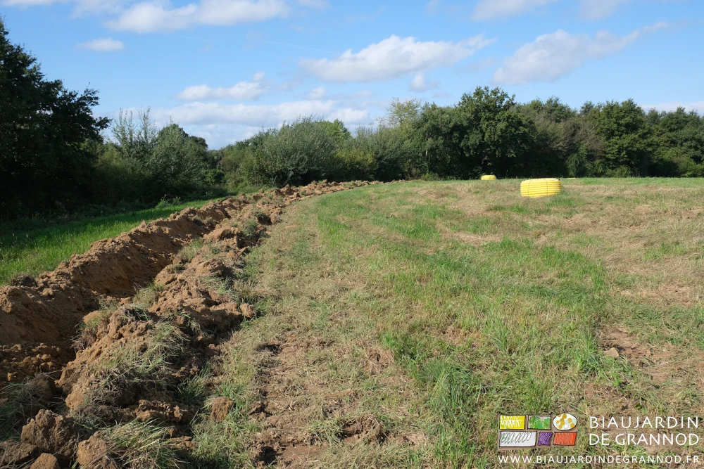 photo de la partie amont du collecteur principal