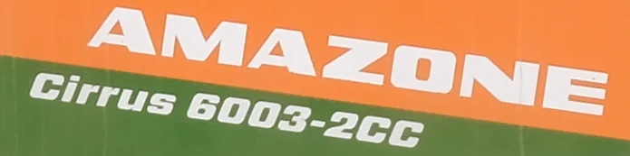 photo de la marque Amazone avec un E du gros semoir combiné sollicité pour l'engrais vert
