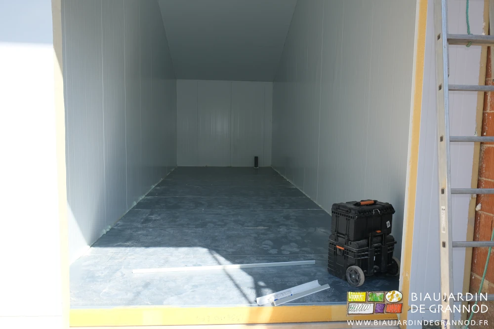 photo des panneaux isolants de sol dimensionnés pour supporter les charges